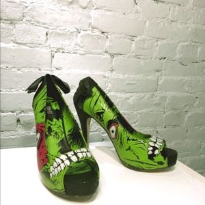 🧟‍♀️ NWOB Iron Fist ZOMBIE STOMPER Platform Heels